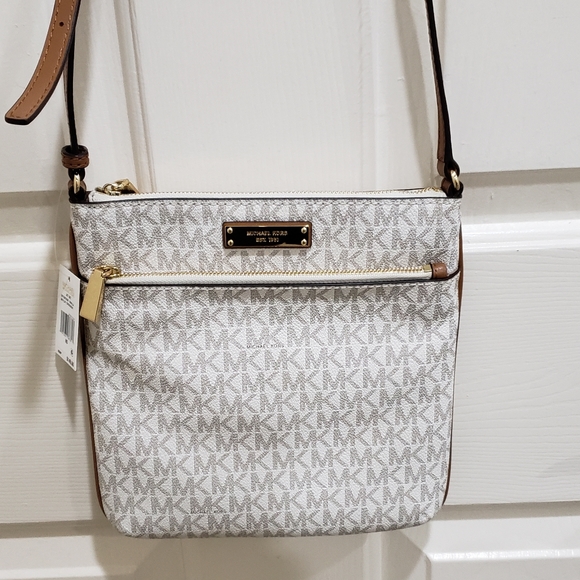 Michael Kors Small Signature Flat Crossbody - Picture 2 of 5